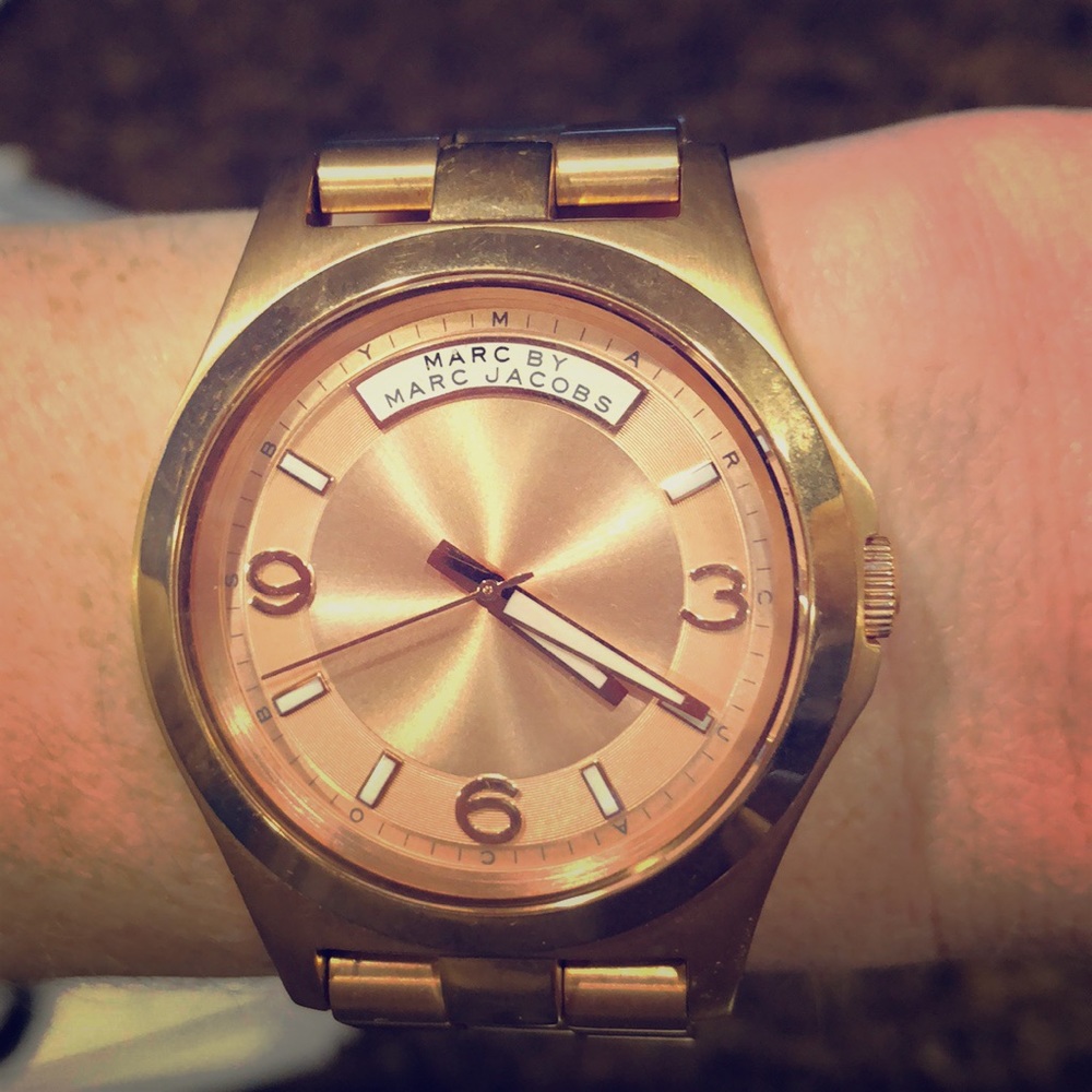 Marc by Marc Jacobs Rose gold women’s watch